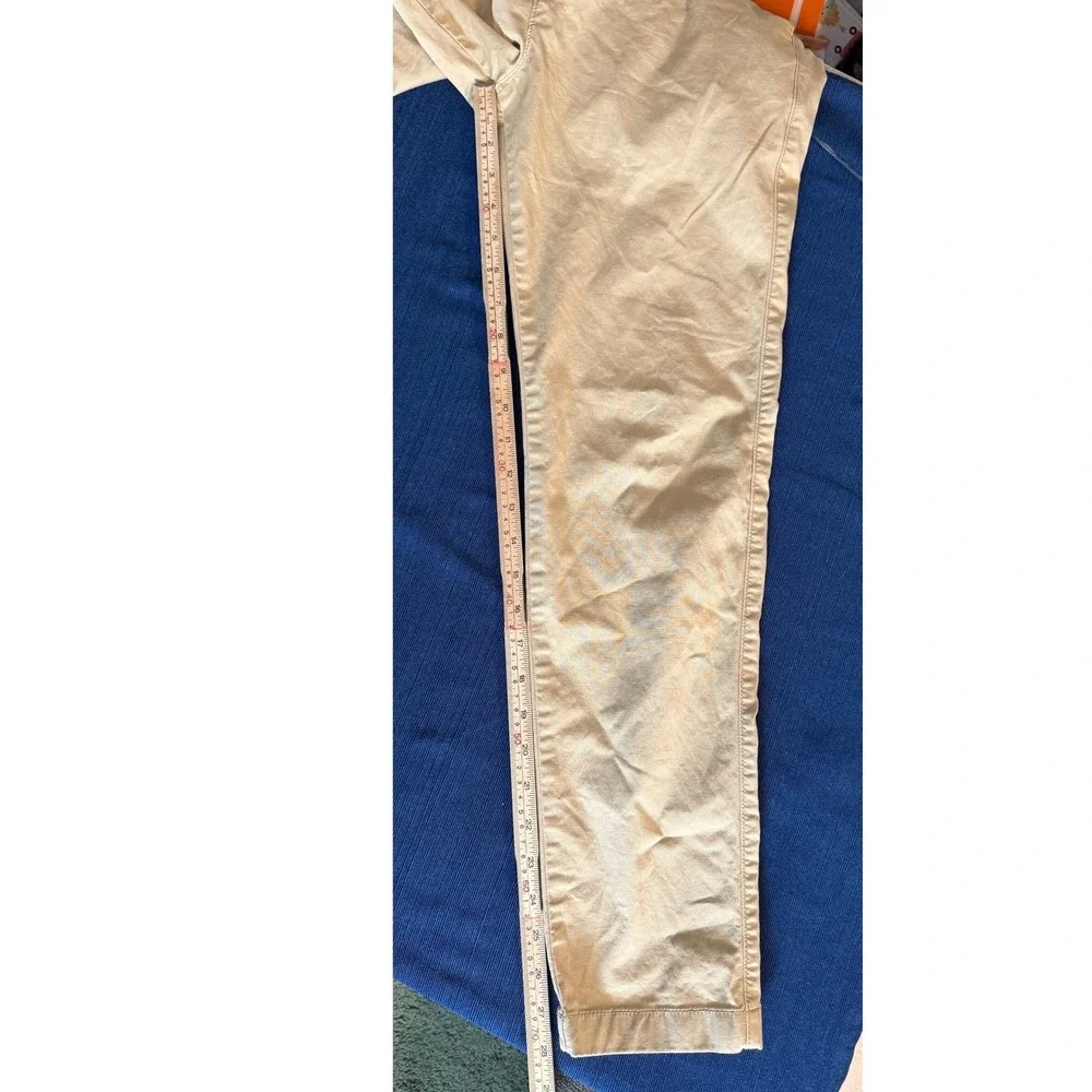 Hollister Mens Chino Pants 29x30 Tan Epic Flex Slim Fit Khaki Trousers Preppy